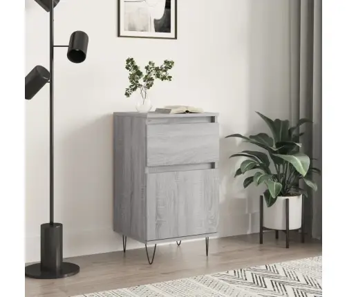 Kumode, Pelēka Ozolkoka, 40X35X70 Cm, Inženierijas Koks Vidaxl Kumode, Pelēka Ozolkoka, 40X35X70 Cm, Inženierijas Koks Vidaxl