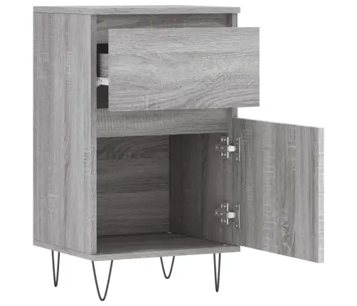 Kumodes, 2 Gb., Pelēka Ozolkoka, 40X35X70 Cm, Inženierijas Koks Vidaxl Kumodes, 2 Gb., Pelēka Ozolkoka, 40X35X70 Cm, Inženierijas Koks Vidaxl