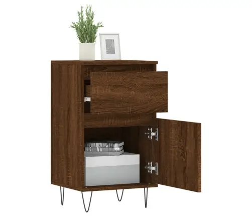 Kumodes, 2 Gab., Ozolkoka Krāsā, 40X35X70 Cm, Inženierijas Koks Vidaxl