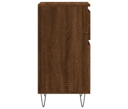 Kumodes, 2 Gab., Ozolkoka Krāsā, 40X35X70 Cm, Inženierijas Koks Vidaxl