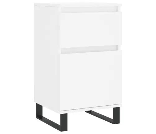 Šoninė Spintelė, Baltos Spalvos, 40X35X70cm Apdirbta Mediena