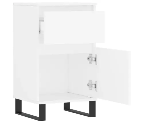 Šoninė Spintelė, Baltos Spalvos, 40X35X70cm Apdirbta Mediena