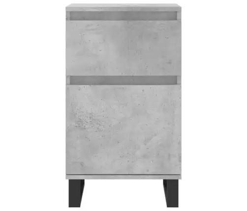 Plaukts, Betona Pelēks, 40X35X70 Cm, Inženierijas Koks Vidaxl