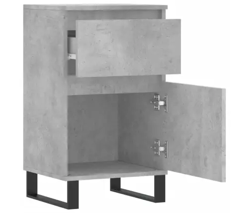 Plaukts, Betona Pelēks, 40X35X70 Cm, Inženierijas Koks Vidaxl