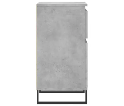 Plaukts, Betona Pelēks, 40X35X70 Cm, Inženierijas Koks Vidaxl