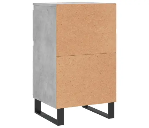 Plaukts, Betona Pelēks, 40X35X70 Cm, Inženierijas Koks Vidaxl