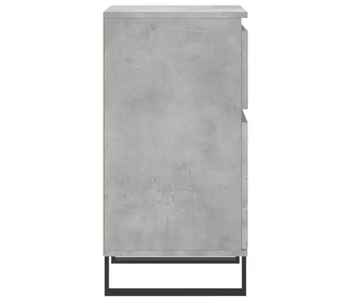 Kumodes, 2 Gab., Betona Pelēkas, 40X35X70 Cm, Inženierijas Koks Vidaxl