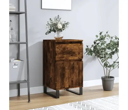 Kumode, Ozolkoka Krāsa, 40X35X70 Cm, Inženierijas Koks Vidaxl