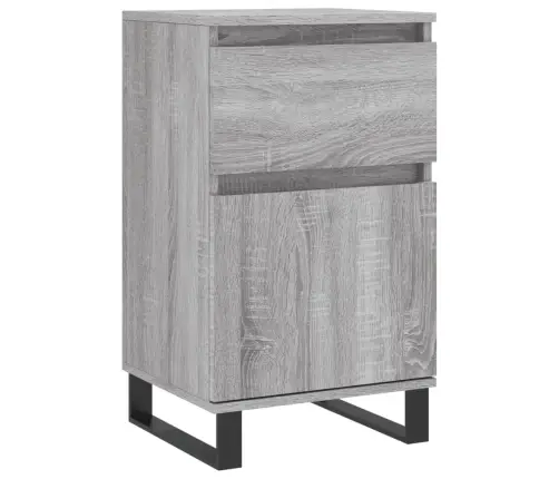 Kumode, Pelēka Ozolkoka, 40X35X70 Cm, Inženierijas Koks Vidaxl