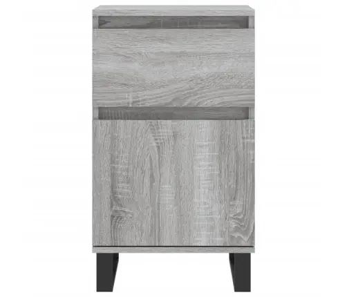 Kumode, Pelēka Ozolkoka, 40X35X70 Cm, Inženierijas Koks Vidaxl