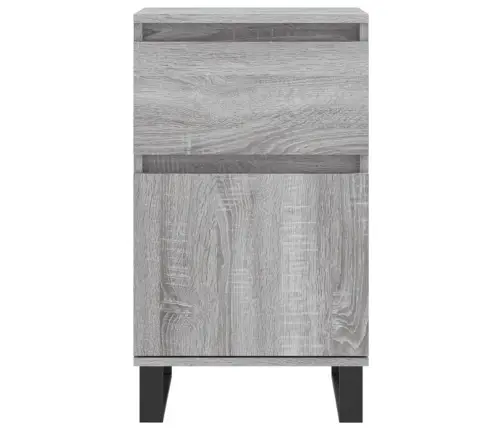 Šoninės Spintelės, 2Vnt., Pilkos Ąžuolo, 40X35X70cm Mediena