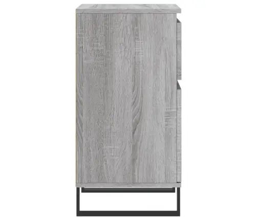 Šoninės Spintelės, 2Vnt., Pilkos Ąžuolo, 40X35X70cm Mediena