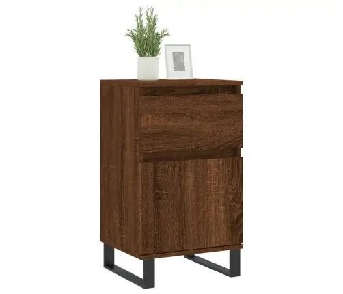 Šoninės Spintelės, 2Vnt., Rudos Ąžuolo, 40X35X70cm Mediena