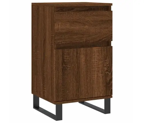 Šoninės Spintelės, 2Vnt., Rudos Ąžuolo, 40X35X70cm Mediena