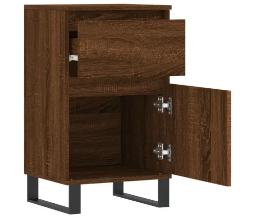 Šoninės Spintelės, 2Vnt., Rudos Ąžuolo, 40X35X70cm Mediena