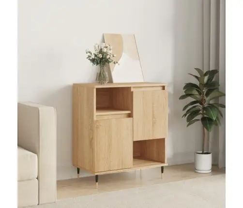 Šoninė Spintelė, Sonoma Ąžuolo, 60X35X70cm Apdirbta Mediena