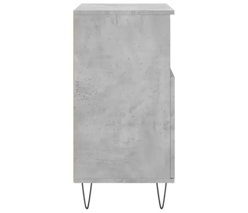 Plaukts, Betona Pelēks, 60X35X70 Cm, Inženierijas Koks Vidaxl