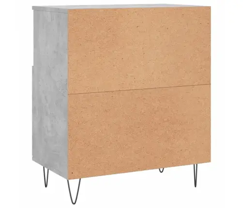 Plaukts, Betona Pelēks, 60X35X70 Cm, Inženierijas Koks Vidaxl