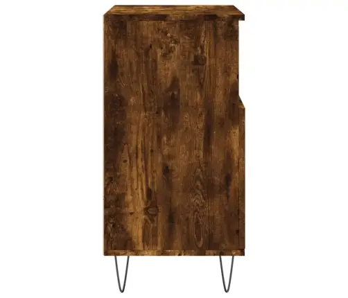 Šoninė Spintelė, Dūminio Ąžuolo, 60X35X70cm Apdirbta Mediena