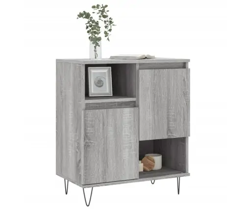 Puhvetkapp, Hall Sonoma Tamm, 60X35X70 cm Tehispuit