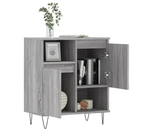 Puhvetkapp, Hall Sonoma Tamm, 60X35X70 cm Tehispuit