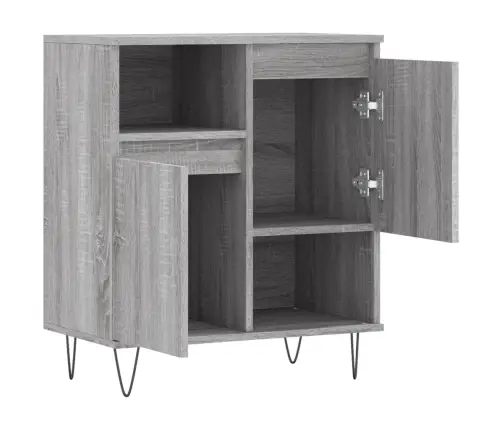 Puhvetkapp, Hall Sonoma Tamm, 60X35X70 cm Tehispuit