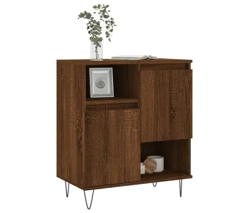 Kumode, Ozolkoka Krāsa, 60X35X70 Cm, Inženierijas Koks Vidaxl