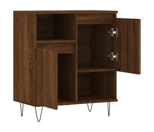 Kumode, Ozolkoka Krāsa, 60X35X70 Cm, Inženierijas Koks Vidaxl