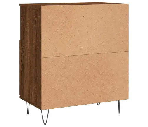 Kumode, Ozolkoka Krāsa, 60X35X70 Cm, Inženierijas Koks Vidaxl