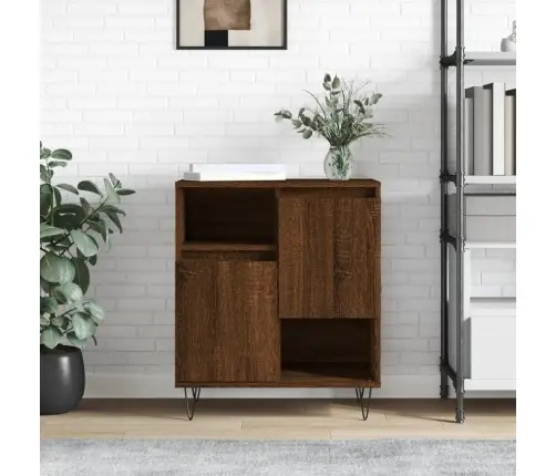 Kumode, Ozolkoka Krāsa, 60X35X70 Cm, Inženierijas Koks Vidaxl