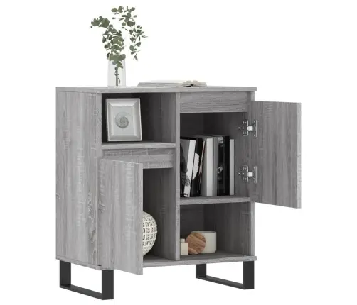 Šoninė Spintelė, Pilka Ąžuolo, 60X35X70cm Apdirbta Mediena