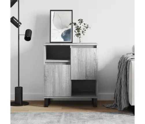 Šoninė Spintelė, Pilka Ąžuolo, 60X35X70cm Apdirbta Mediena