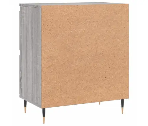 Kumode, Pelēka Ozolkoka, 60X35X70 Cm, Inženierijas Koks Vidaxl