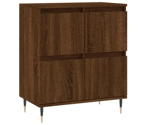 Kumode, Ozolkoka Krāsa, 60X35X70 Cm, Inženierijas Koks Vidaxl