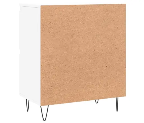 Kumode, Balta, 60X35X70 Cm, Inženierijas Koks Vidaxl