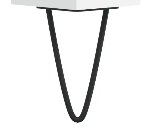 Kumode, Balta, 60X35X70 Cm, Inženierijas Koks Vidaxl