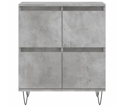 Puhvetkapp, Betoonhall, 60 X 35 X 70 cm Tehispuit