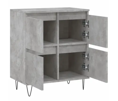 Puhvetkapp, Betoonhall, 60 X 35 X 70 cm Tehispuit