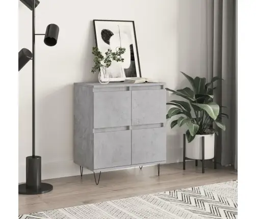 Puhvetkapp, Betoonhall, 60 X 35 X 70 cm Tehispuit