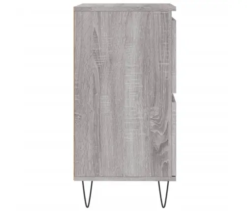 Kumode, Pelēka Ozolkoka, 60X35X70 Cm, Inženierijas Koks Vidaxl Kumode, Pelēka Ozolkoka, 60X35X70 Cm, Inženierijas Koks Vidaxl