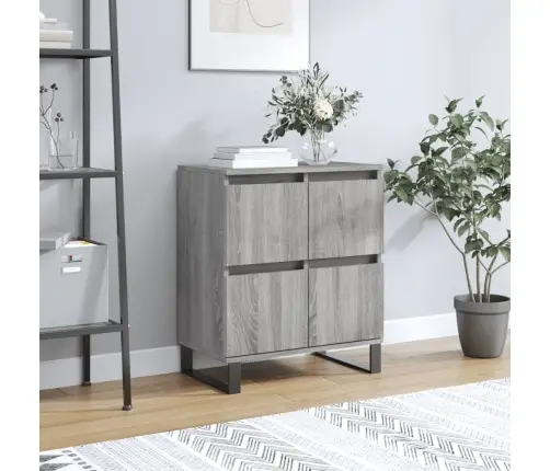 Puhvetkapp, Hall Sonoma Tamm, 60X35X70 cm Tehispuit