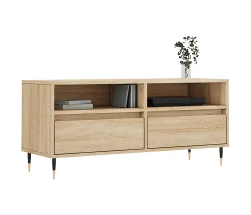 Tv Skapītis, Ozola Krāsa, 100X34,5X44,5 Cm, Inženierijas Koks Vidaxl