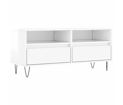 Tv Skapītis, 100X34,5X44,5 Cm, Inženierijas Koks, Spīdīgi Balts Vidaxl Tv Skapītis, 100X34,5X44,5 Cm, Inženierijas Koks, Spīdīgi Balts Vidaxl