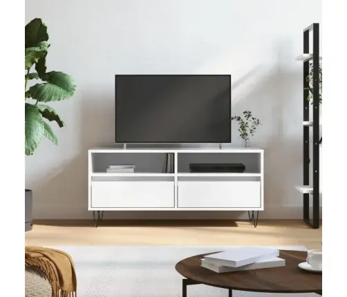 Tv Skapītis, 100X34,5X44,5 Cm, Inženierijas Koks, Spīdīgi Balts Vidaxl Tv Skapītis, 100X34,5X44,5 Cm, Inženierijas Koks, Spīdīgi Balts Vidaxl