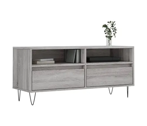 Tv Skapītis, Pelēks, 100X34,5X44,5 Cm, Inženierijas Koks Vidaxl Tv Skapītis, Pelēks, 100X34,5X44,5 Cm, Inženierijas Koks Vidaxl