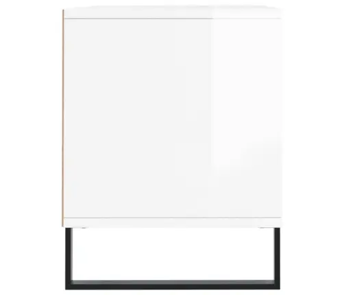 Tv Skapītis, 100X34,5X44,5 Cm, Inženierijas Koks, Spīdīgi Balts Vidaxl