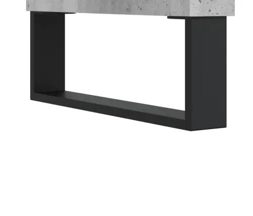 Tv Skapītis, Betona Pelēks, 100X34,5X44,5 Cm, Inženierijas Koks Vidaxl