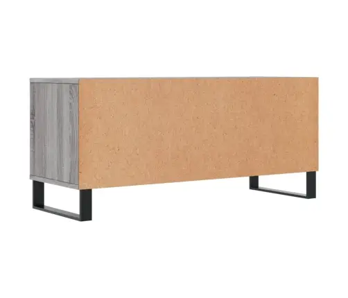 Televizoriaus Spintelė, Pilka Ąžuolo, 100X34,5X44,5cm Mediena