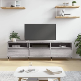 Tv Skapītis, Pelēcīga Ozolkoka, 150X30X44,5 Cm Vidaxl