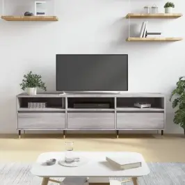 Tv Skapītis, Pelēcīga Ozolkoka, 150X30X44,5 Cm Vidaxl